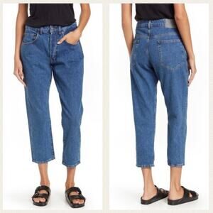 6397 Shorty Relaxed Fit Ankle Length Jeans In Skater Blue Size 29